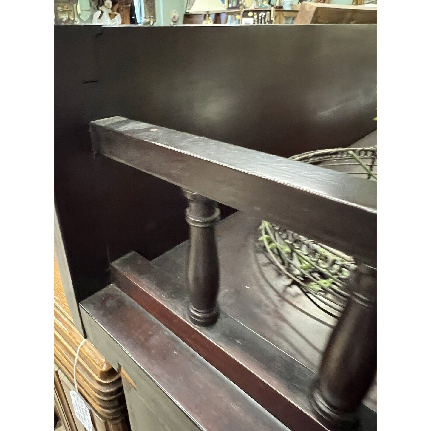 1850s Cherry Sheridan Sideboard Buffet With Butler Desk Unique Piece