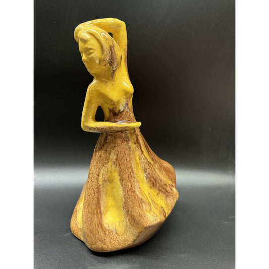 Vintage Handmade Dancing Woman MCM Style Figurine