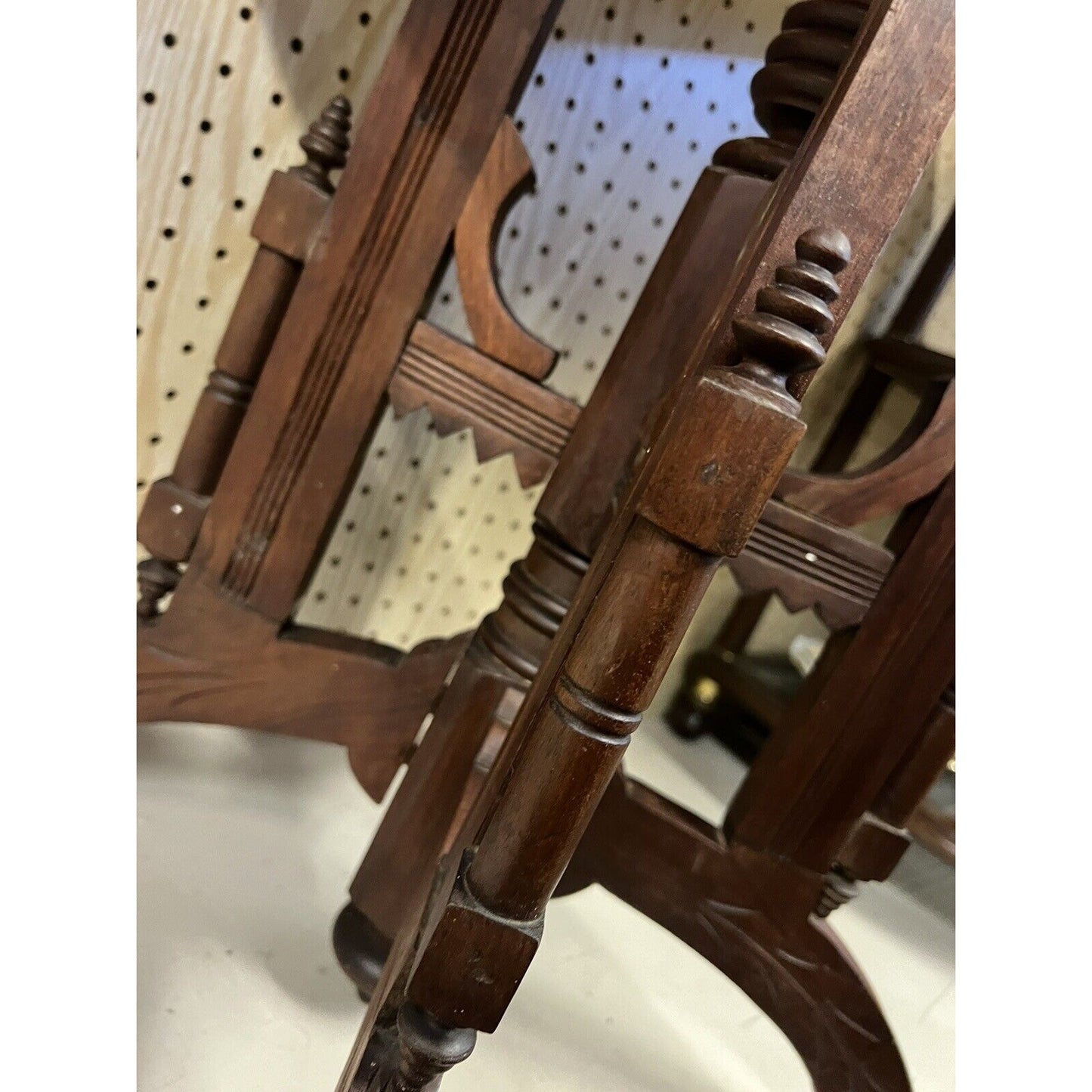 Antique Eastlake Style Victorian Marble Top Parlor Table