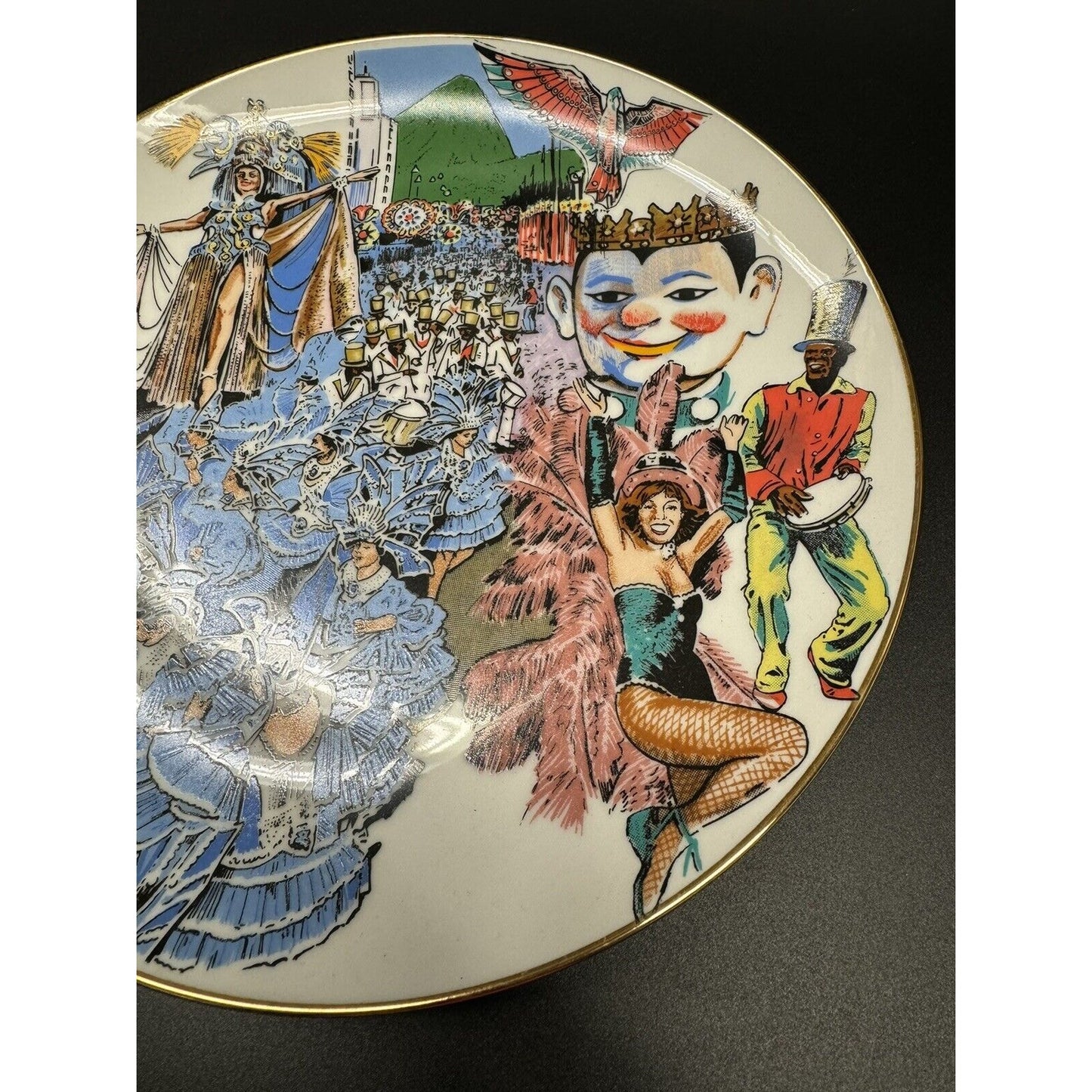 Limited Edition World Wide Line Carnival 1982 Rio de Janeiro Plate