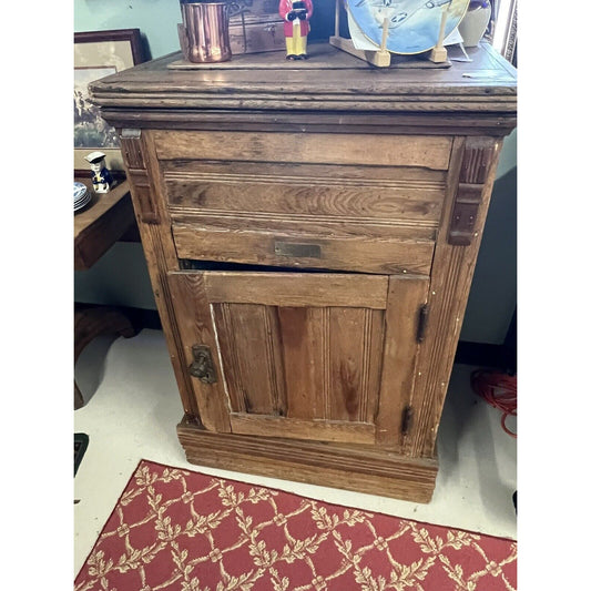 Antique Belding New Perfection Oak Icebox