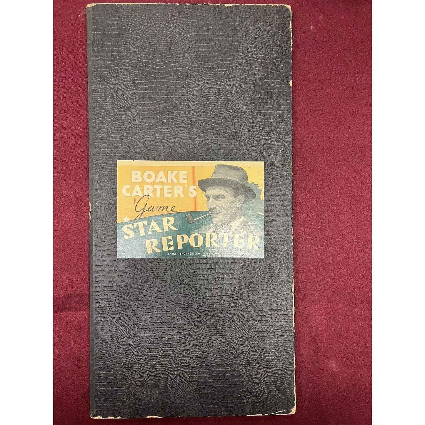 1937 Boake Carter’s Game Star Reporter Game Board