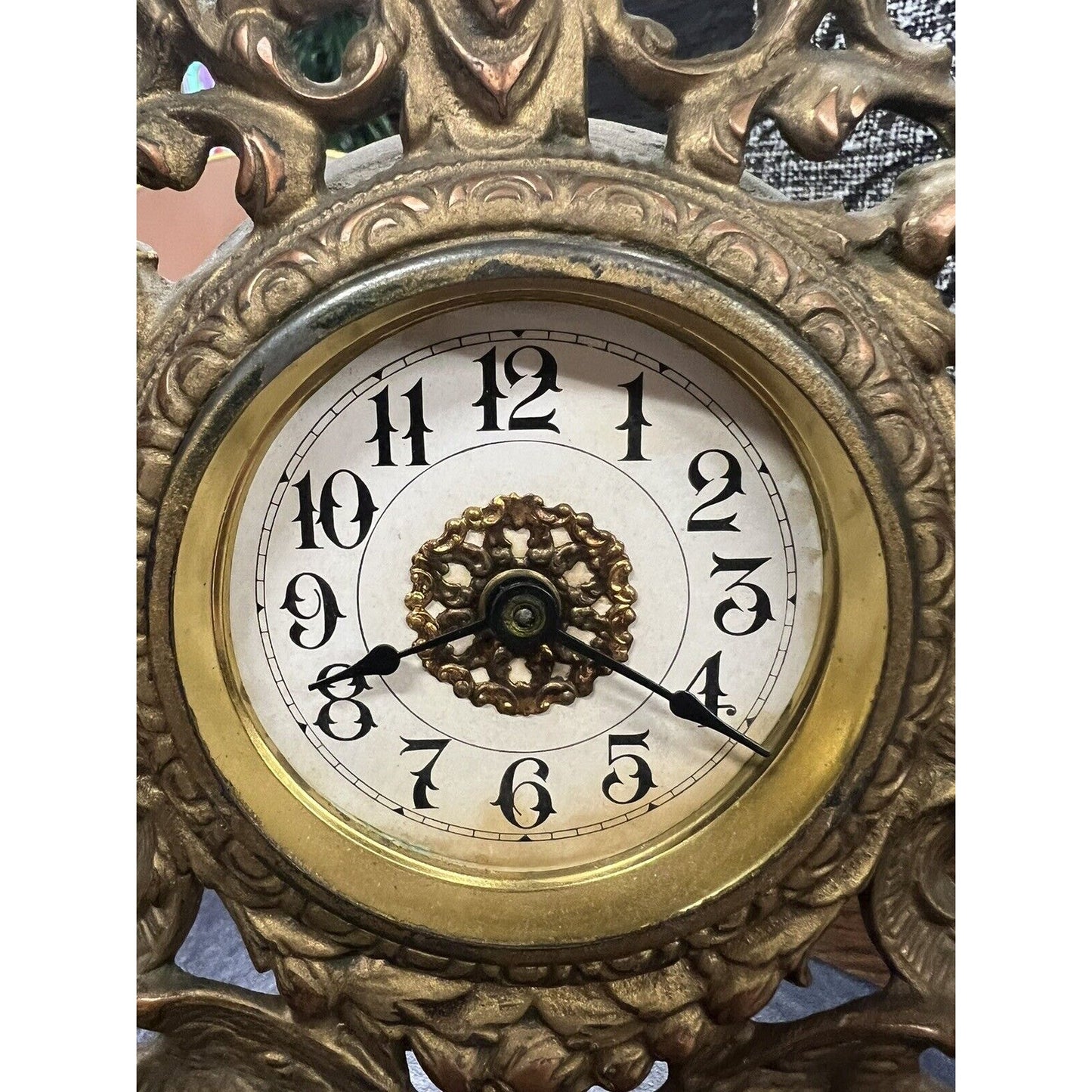 Antique Victorian Westclox Chreub & Griffin Mantel Clock Circa 1908