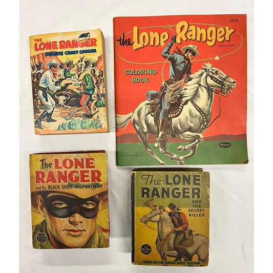 The Lone Ranger Set Of 4 Different Books