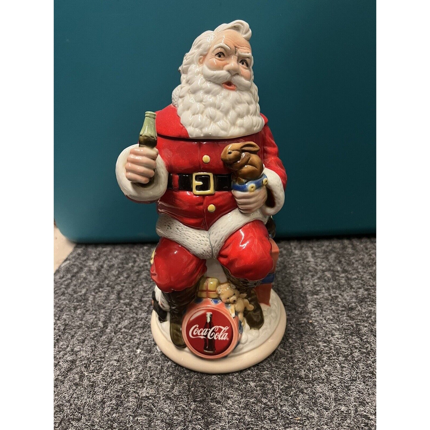 Anheuser-Busch Coca-Cola Santa Character Stein No.2267 With Box