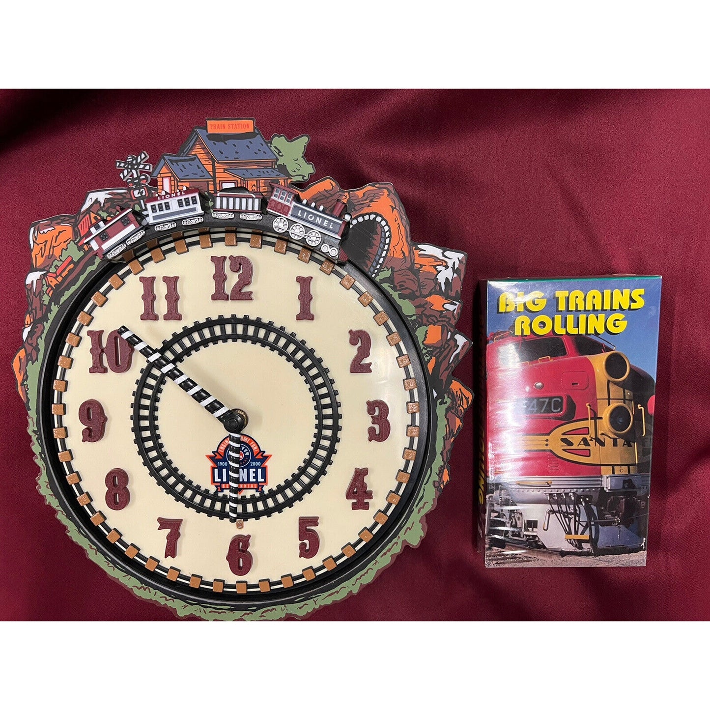 Vintage Lionel Centennial Battery Operated Clock