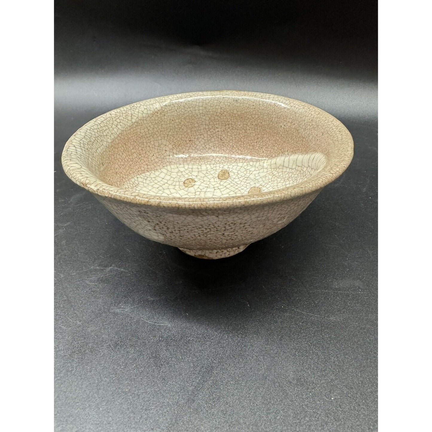 Antique Tea Bowl Korean Joseon Period Buncheon