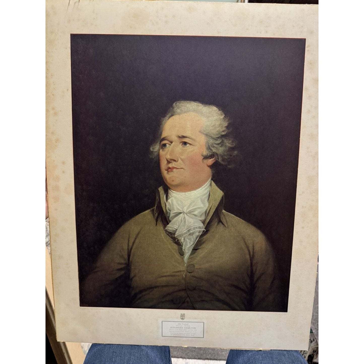 Print Of Alexander Hamilton By John Trumbull Copyright N.Y.G.S.