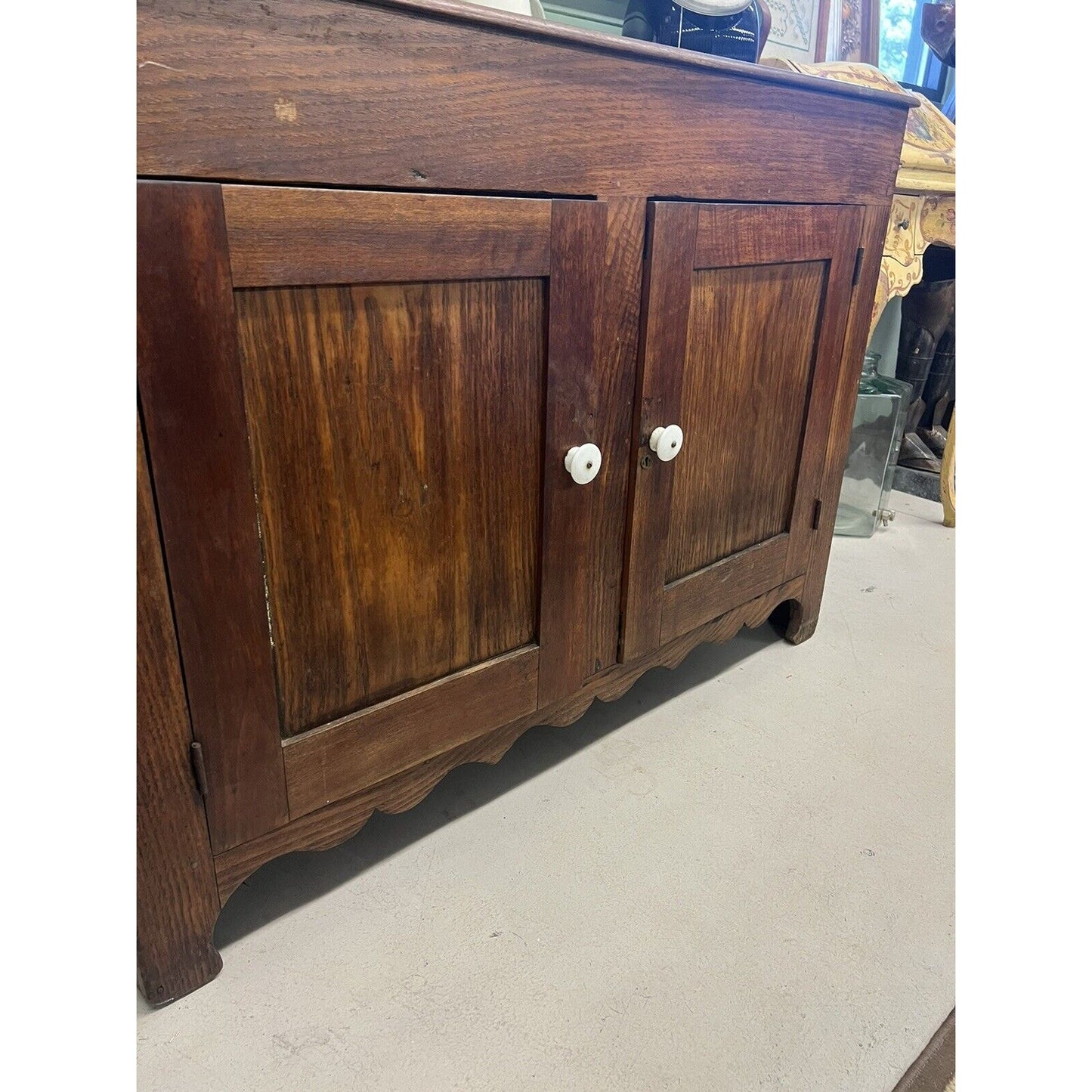 Antique High Back Dry Sink