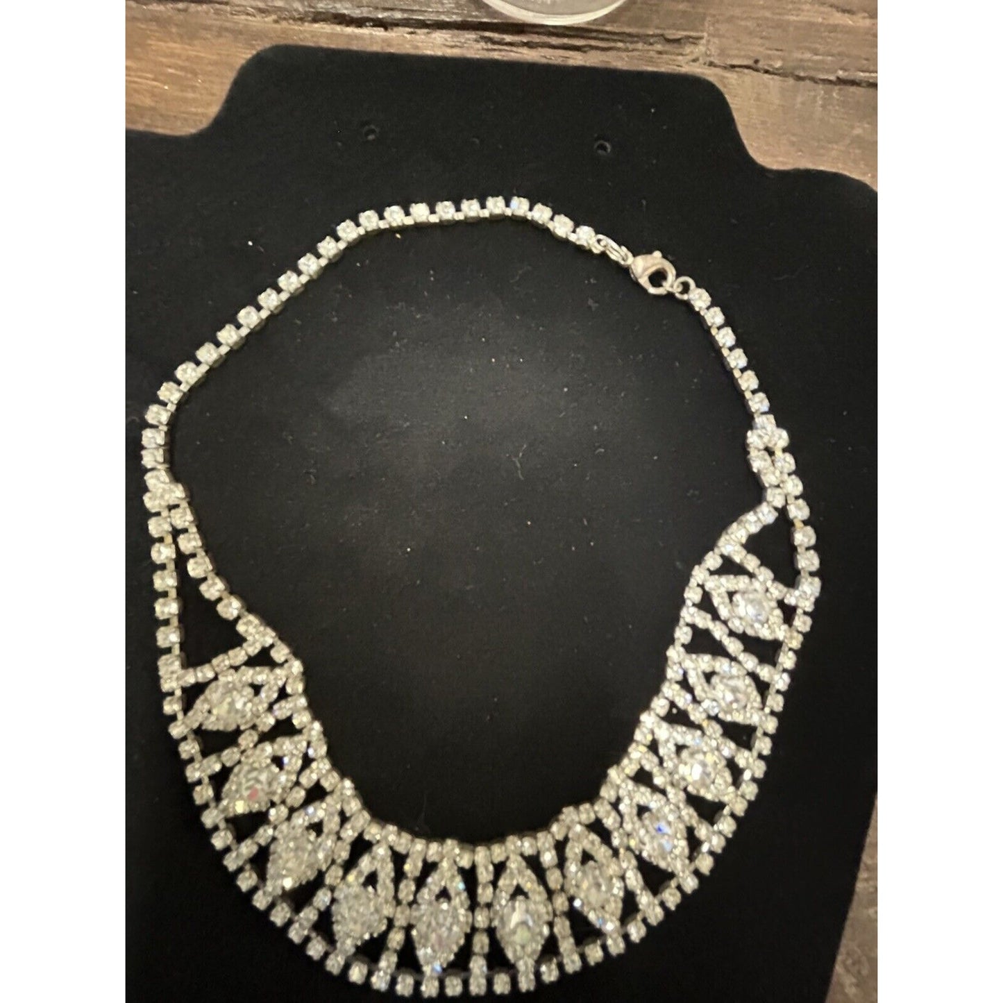 Vintage Rhinestone Choker Necklace