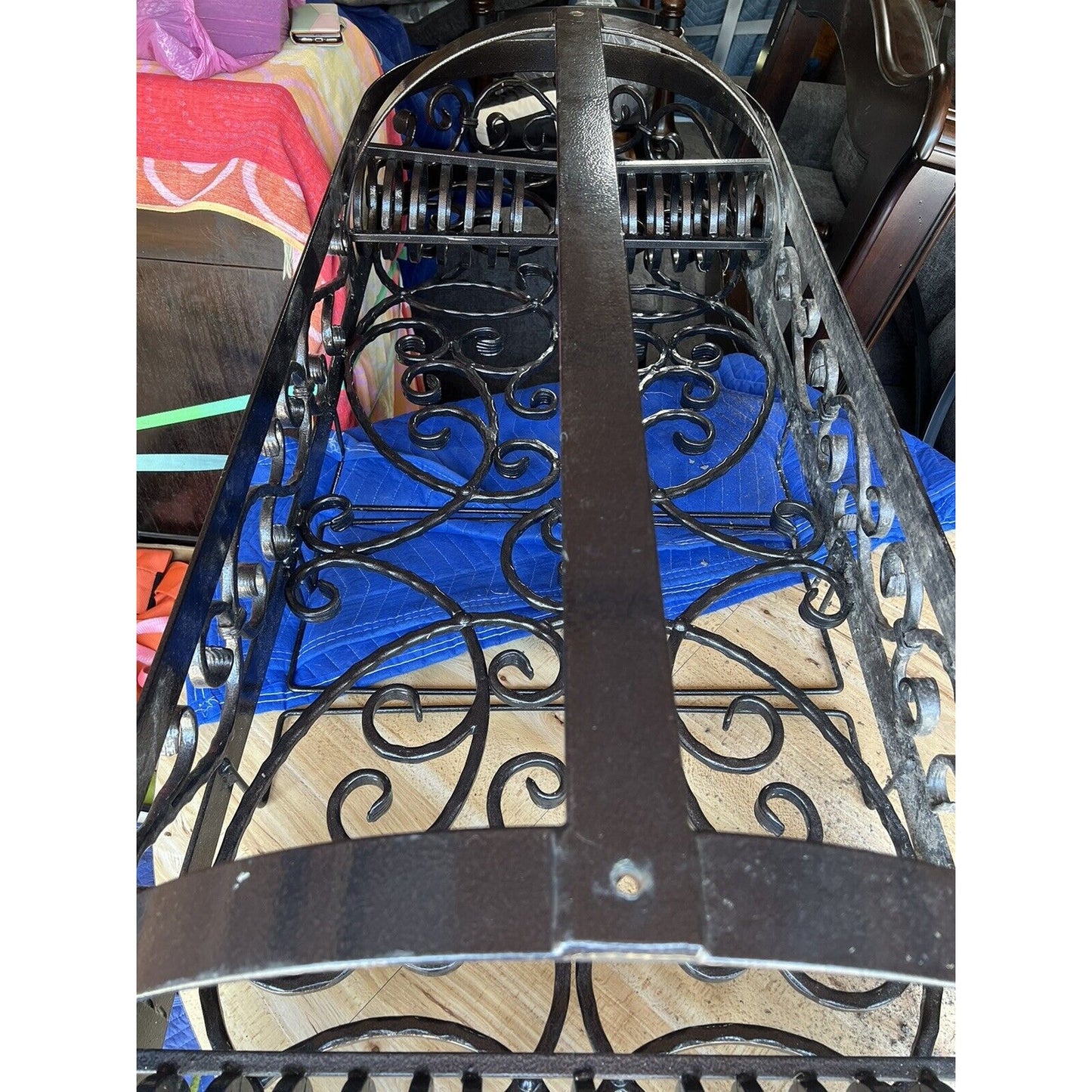 Heavy Wrought Iron Handmade Custom Pots & Pan Rack