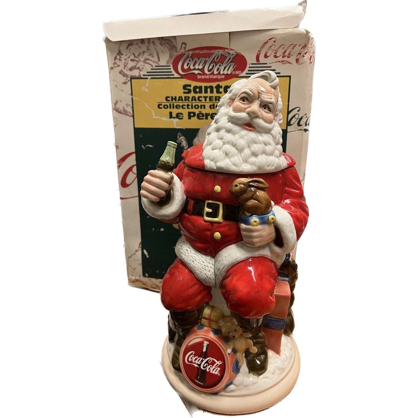 Anheuser-Busch Coca-Cola Santa Character Stein No.2267 With Box