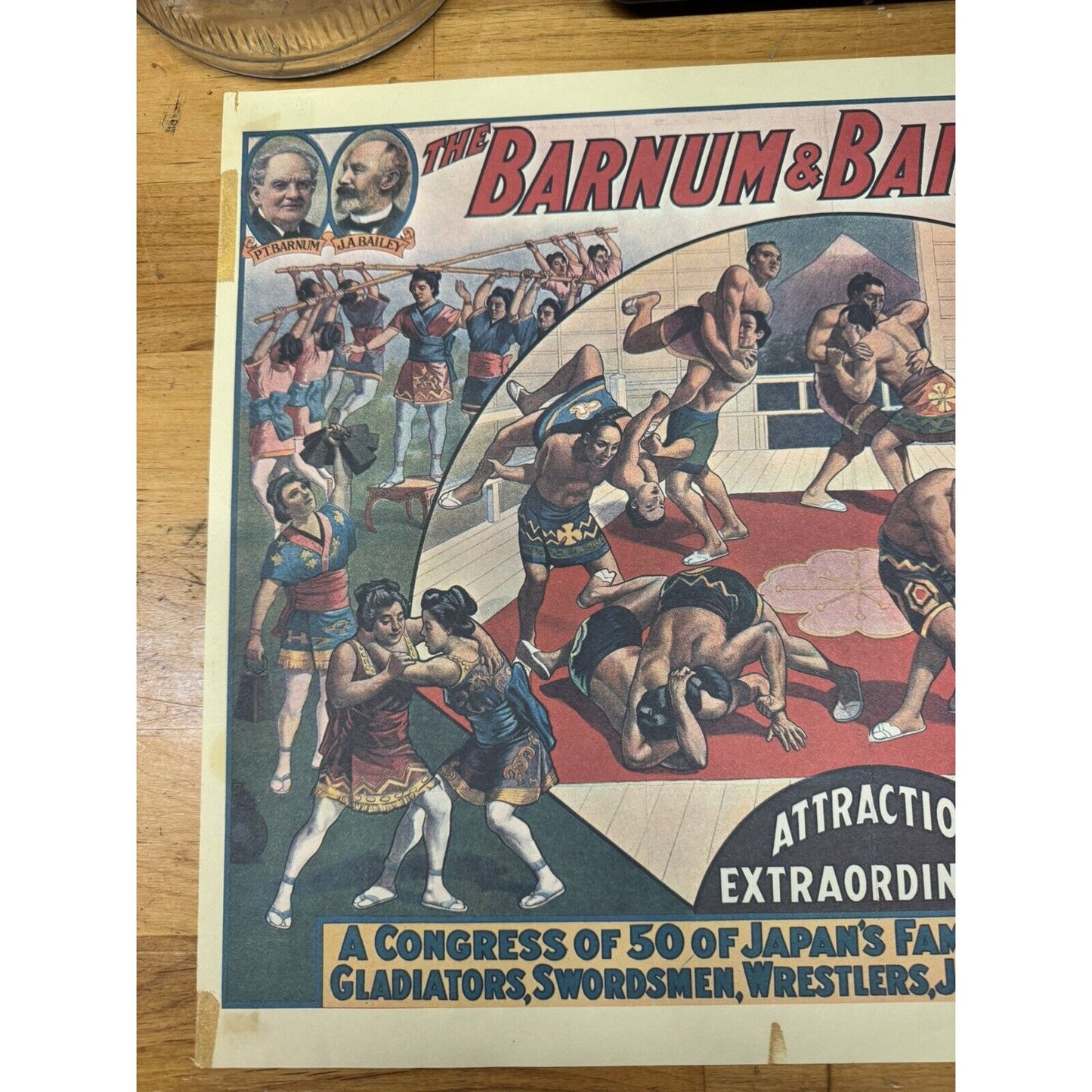 1914 The Barnum & Bailey Greatest Show On Earth Litho Poster