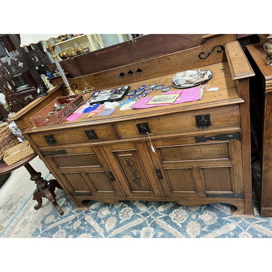 Antique Maple & Co. Arts & Crafts Style Sideboard Buffet Large Piece