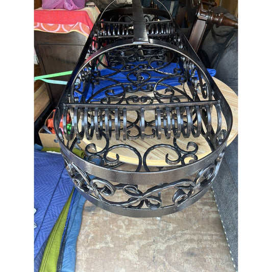 Heavy Wrought Iron Handmade Custom Pots & Pan Rack