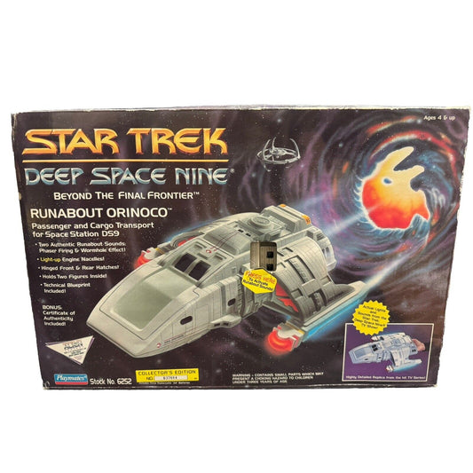 Vintage STAR TREK Deep Space Nine Runabout Orinoco Transporter Collector Edition