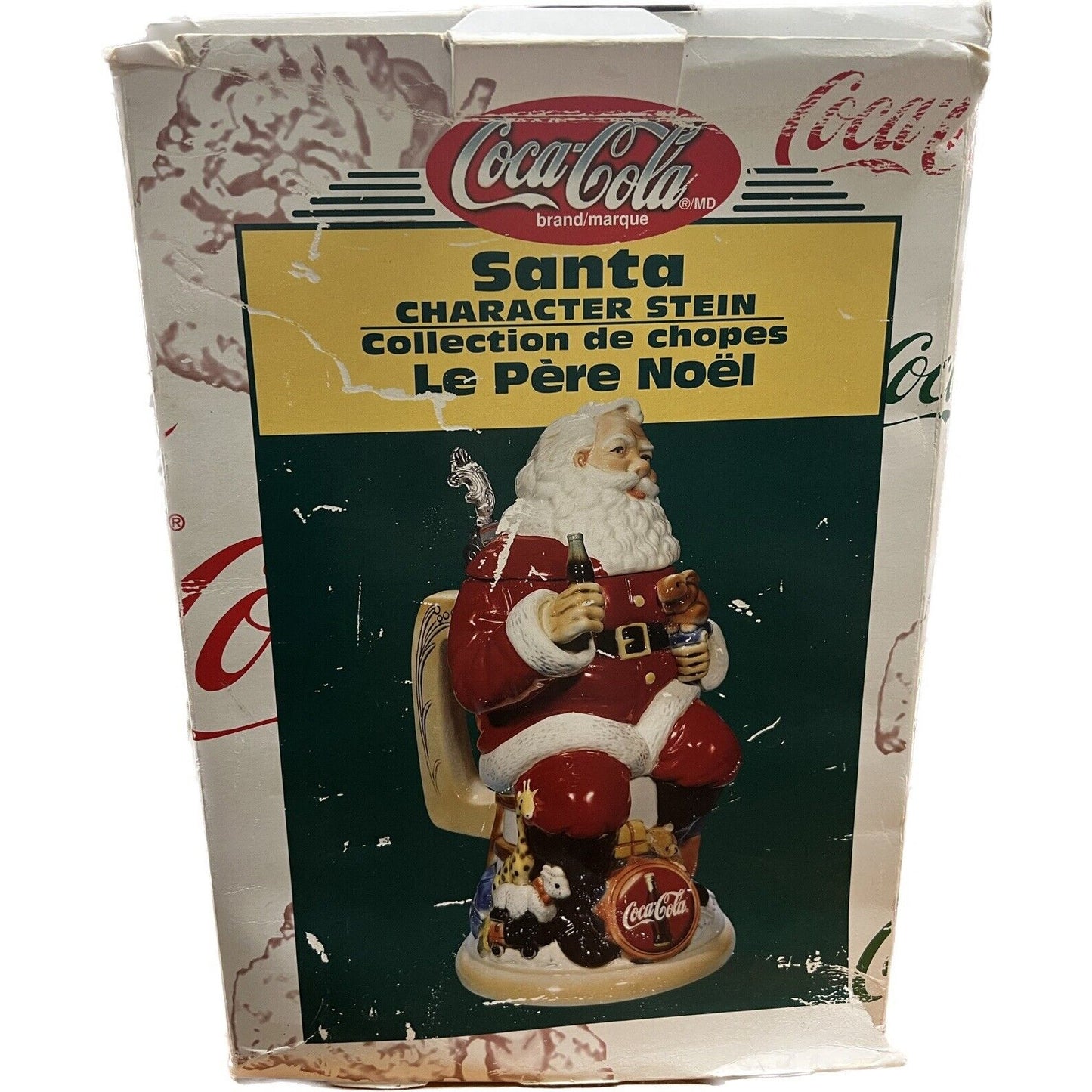 Anheuser-Busch Coca-Cola Santa Character Stein No.2267 With Box