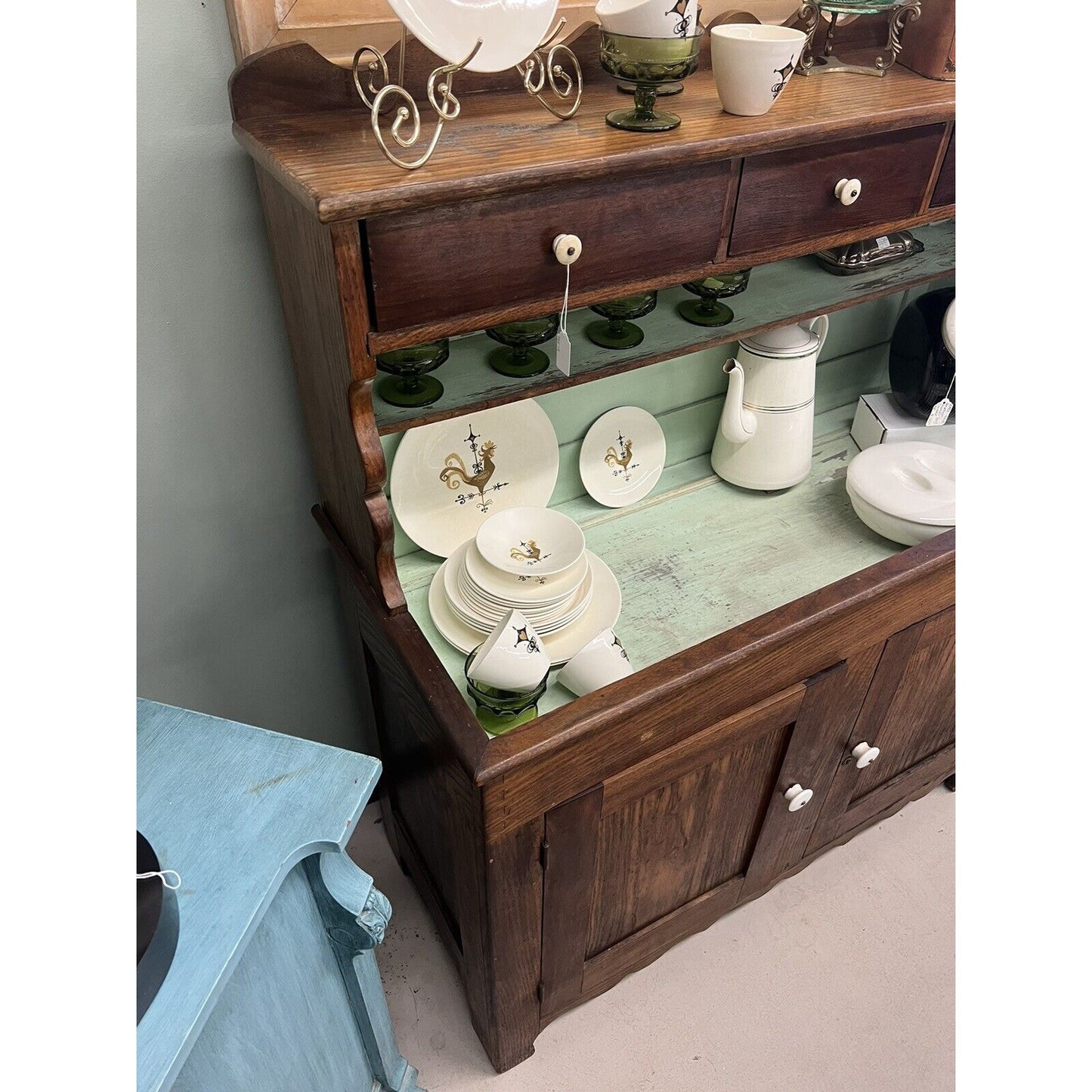 Antique High Back Dry Sink