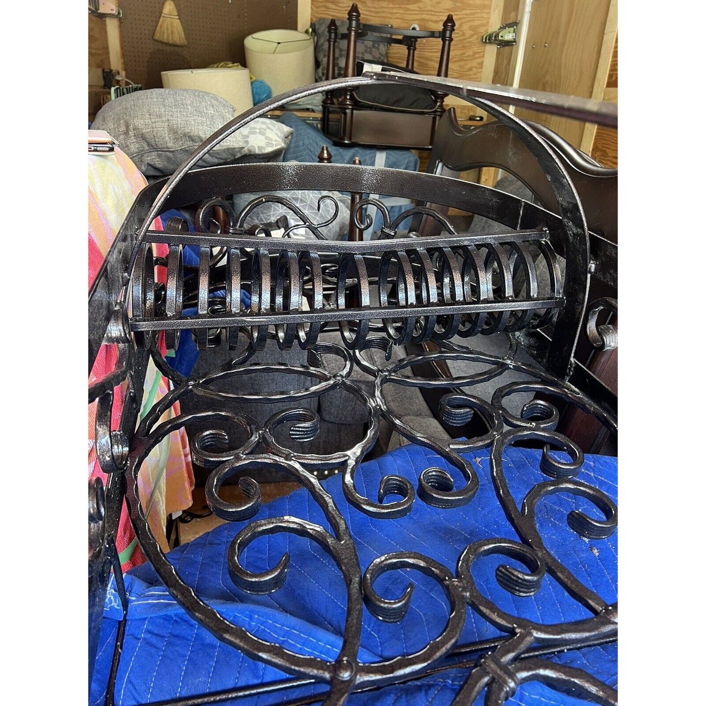 Heavy Wrought Iron Handmade Custom Pots & Pan Rack